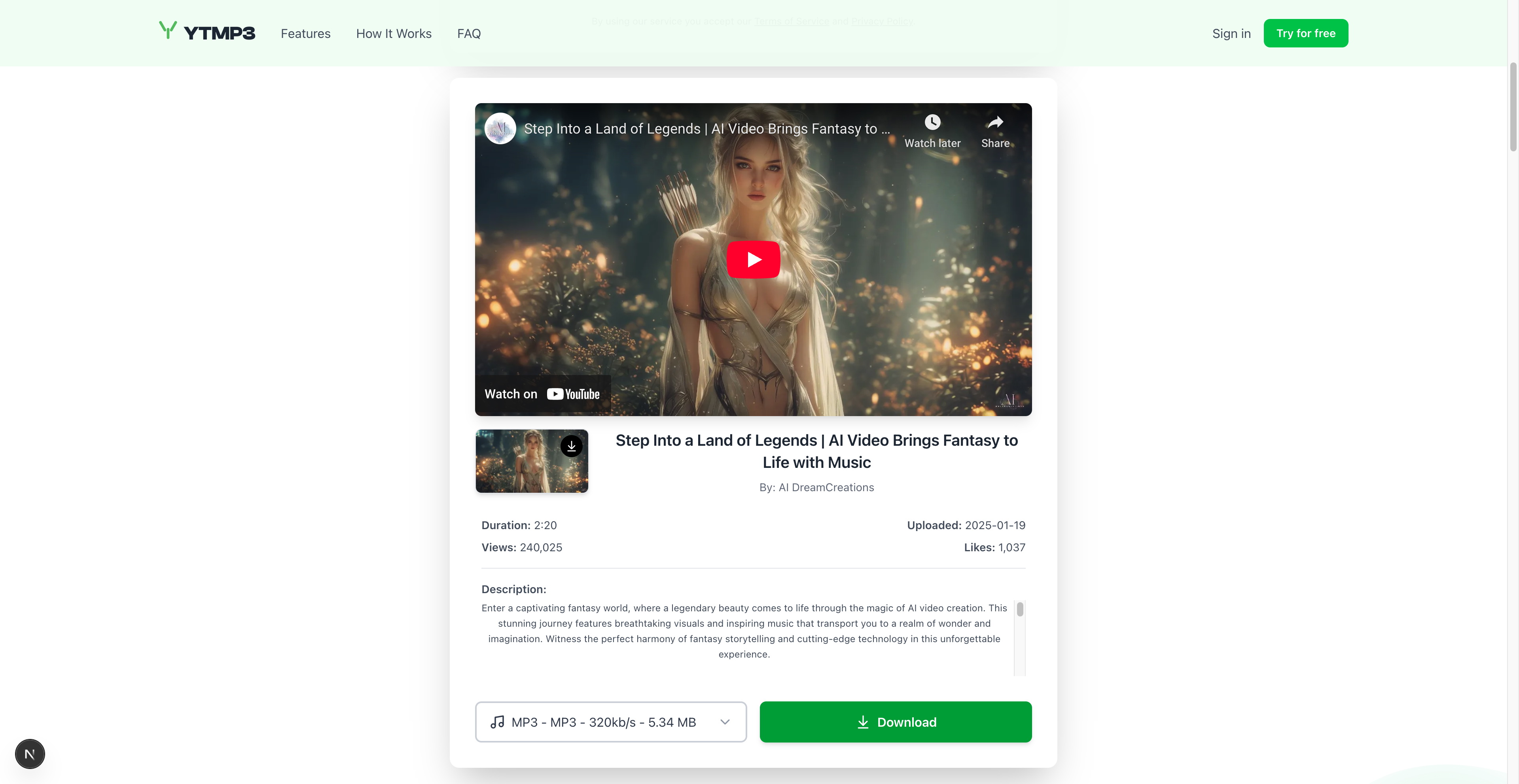 Audio editing and creative content production workspace